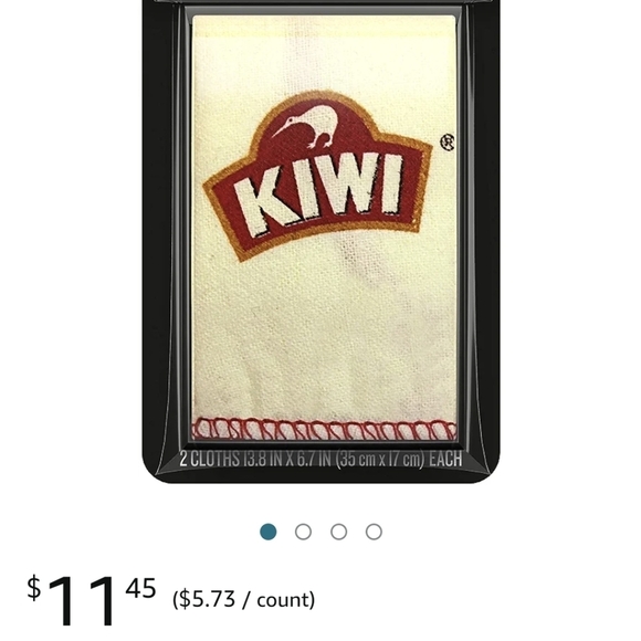 KIWI shoe care bundle-3 shoe polish, 1 cream polish, applicator& soft cl… - Picture 11 of 14